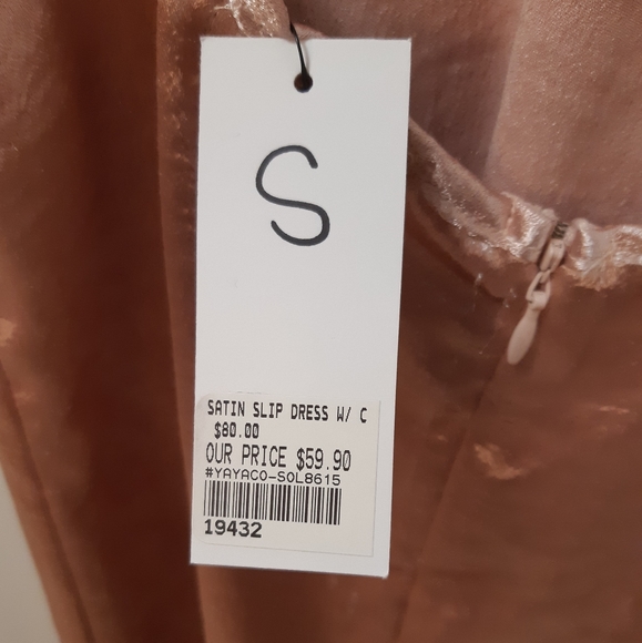 Satin Slip Dress - Picture 5 of 5